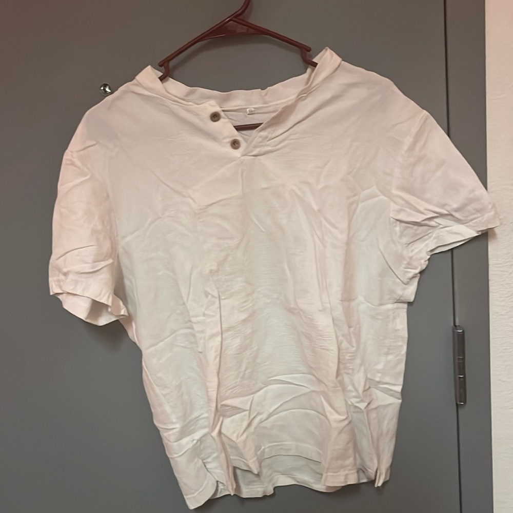 White collared shirt